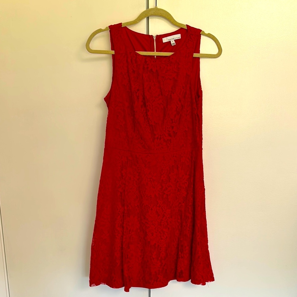 Red dress
